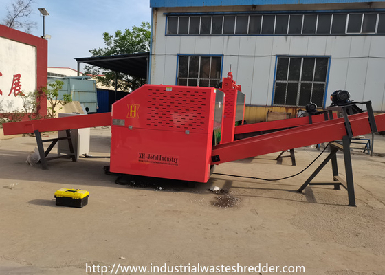 Textile Industrial Waste Plastic Cutting Machine With Twisted Blades
