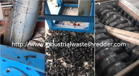 Scrap Plastic HDPE Double Shaft Shredder Anti - Corrosive For Waste Pipe