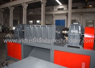 Scrap Plastic HDPE Double Shaft Shredder Anti - Corrosive For Waste Pipe