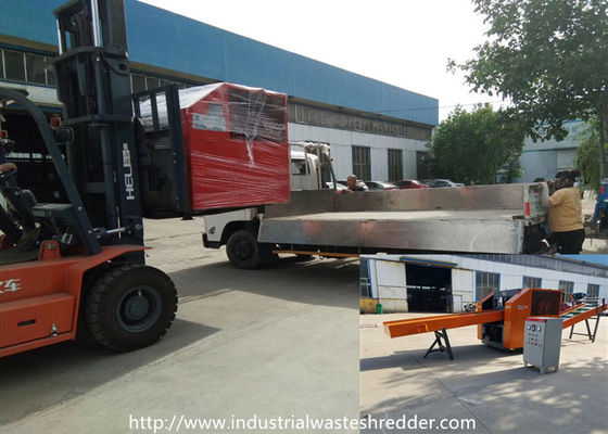 Καλή τιμή. Περιστροφικός στριμμένος καταστροφέας εγγράφων βιομηχανικών αποβλήτων σάκων λεπίδων σε απευθείας σύνδεση